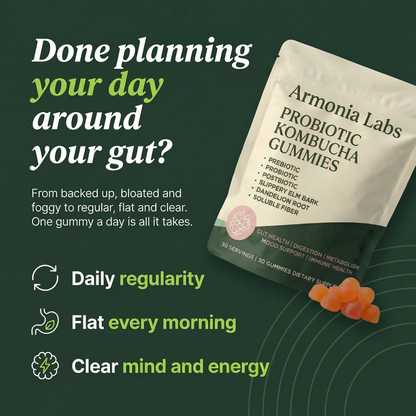 Armonia Labs™ 6-in-1 Probiotic Kombucha Gummies