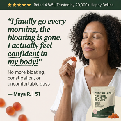 Armonia Labs™ 6-in-1 Probiotic Kombucha Gummies